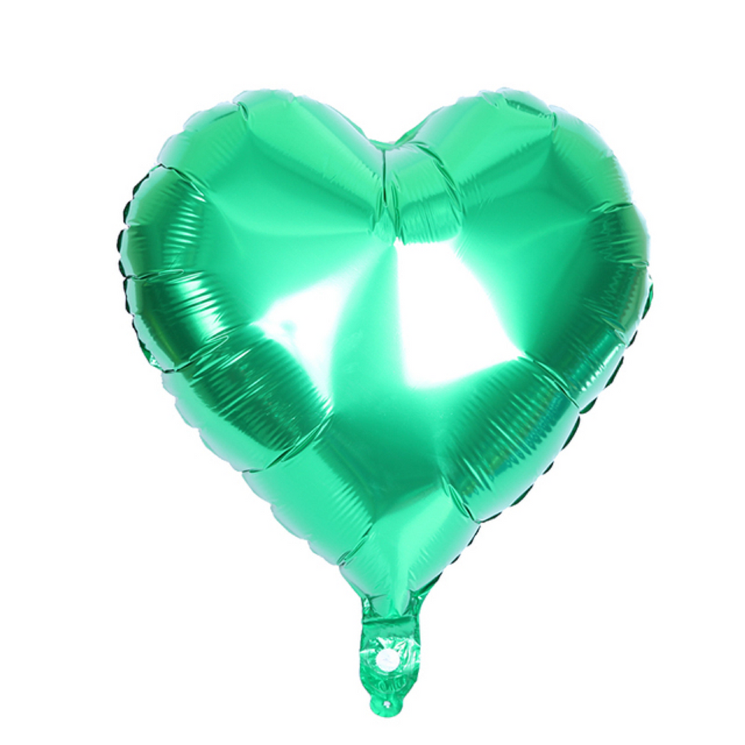 Balon folie inima verde 40cm