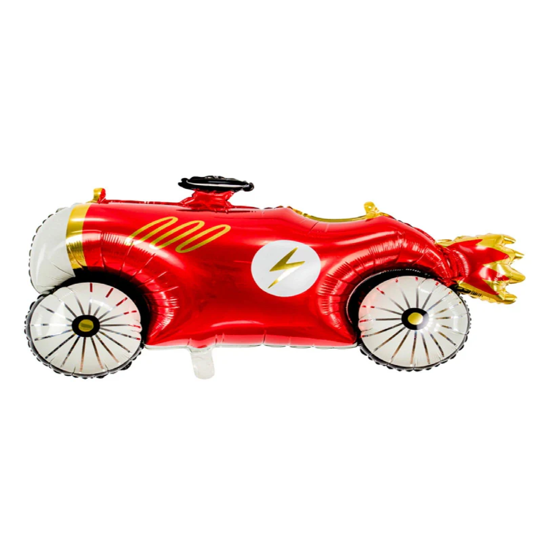 Helium foil balloon red car
