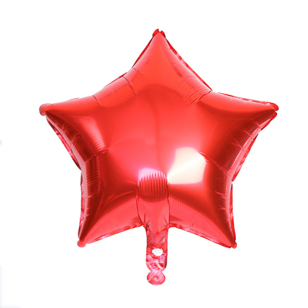 Balon folie steluta rosu 40cm