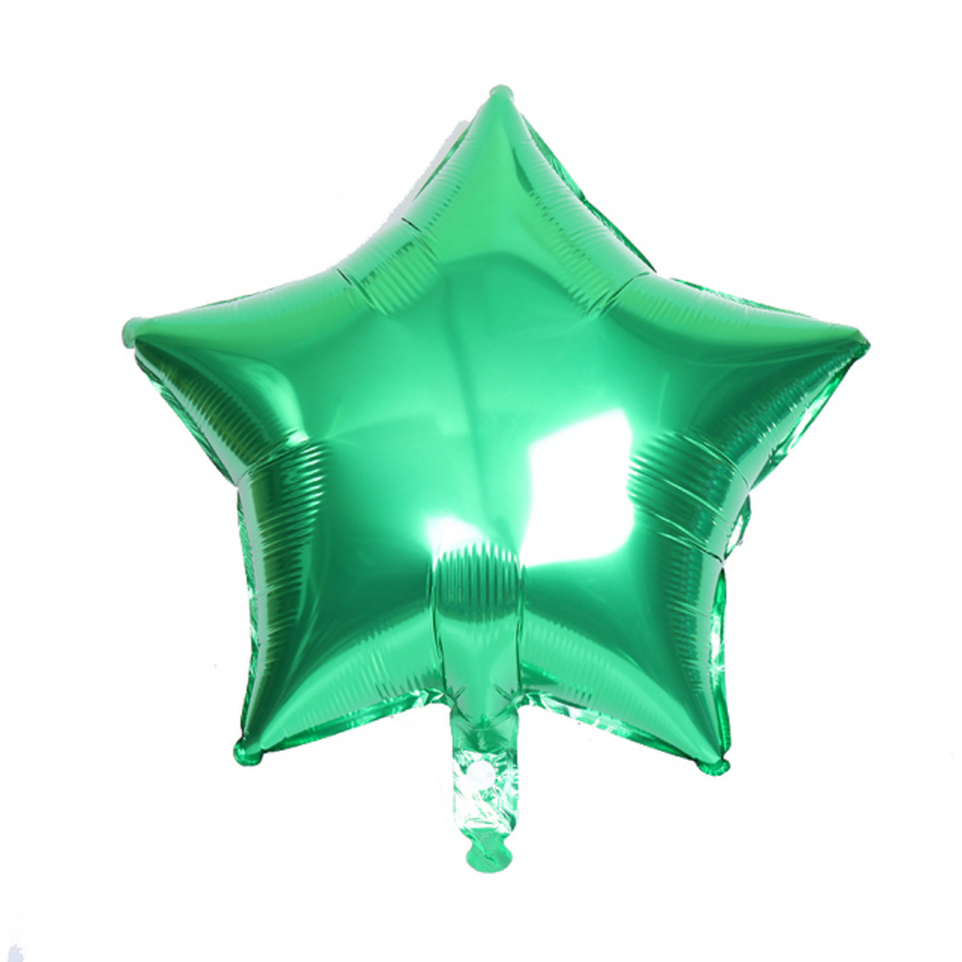 Balon folie steluta verde 40cm