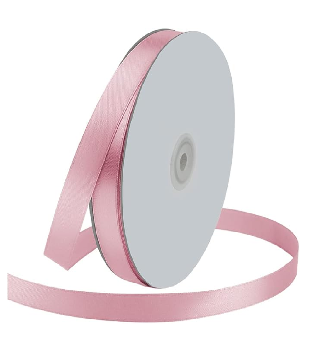 Rola panglica satin 91m roz deschis