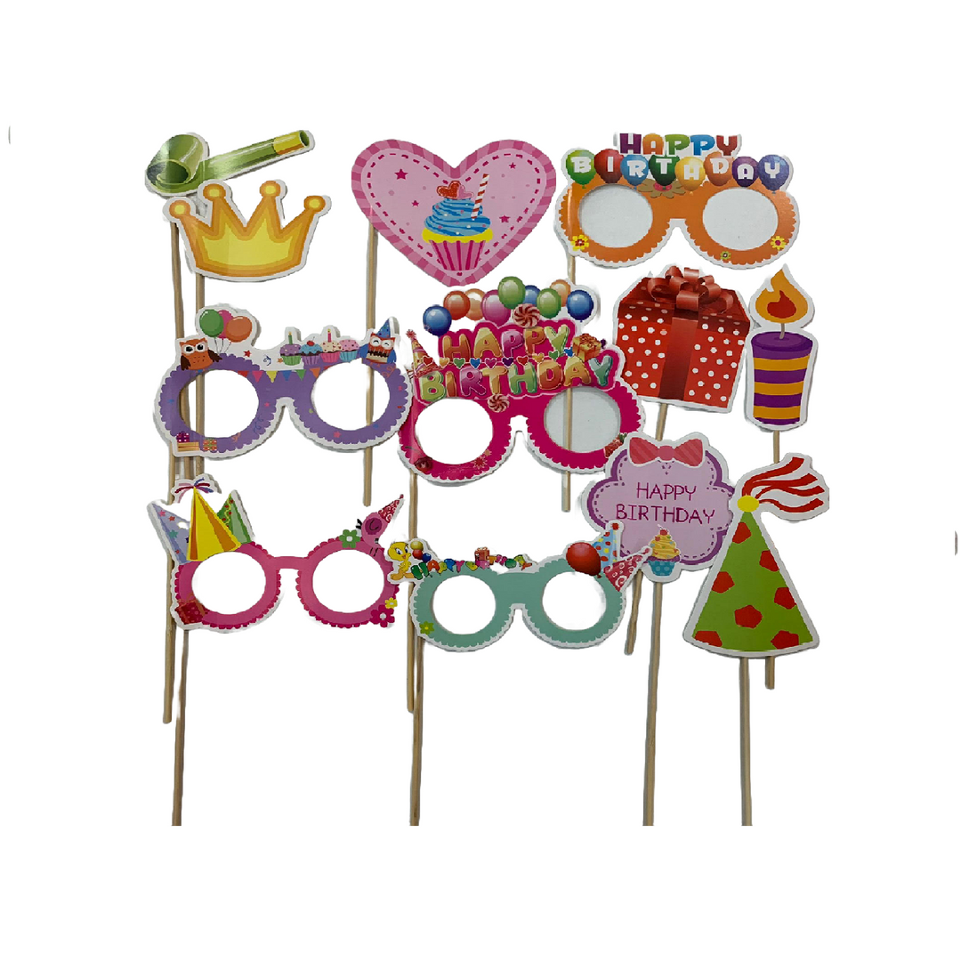 Accesorii foto petrecere - set copii multicolor
