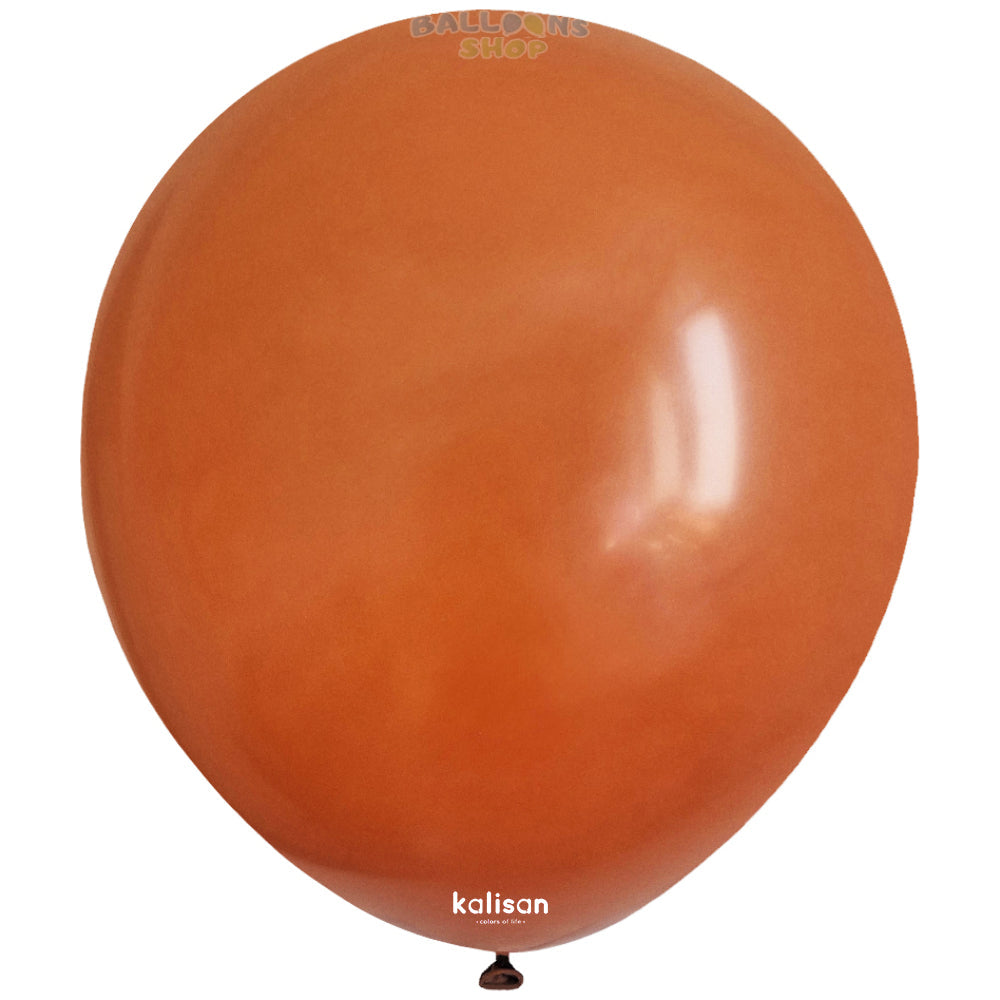 Balon latex Kalisan portocaliu retro