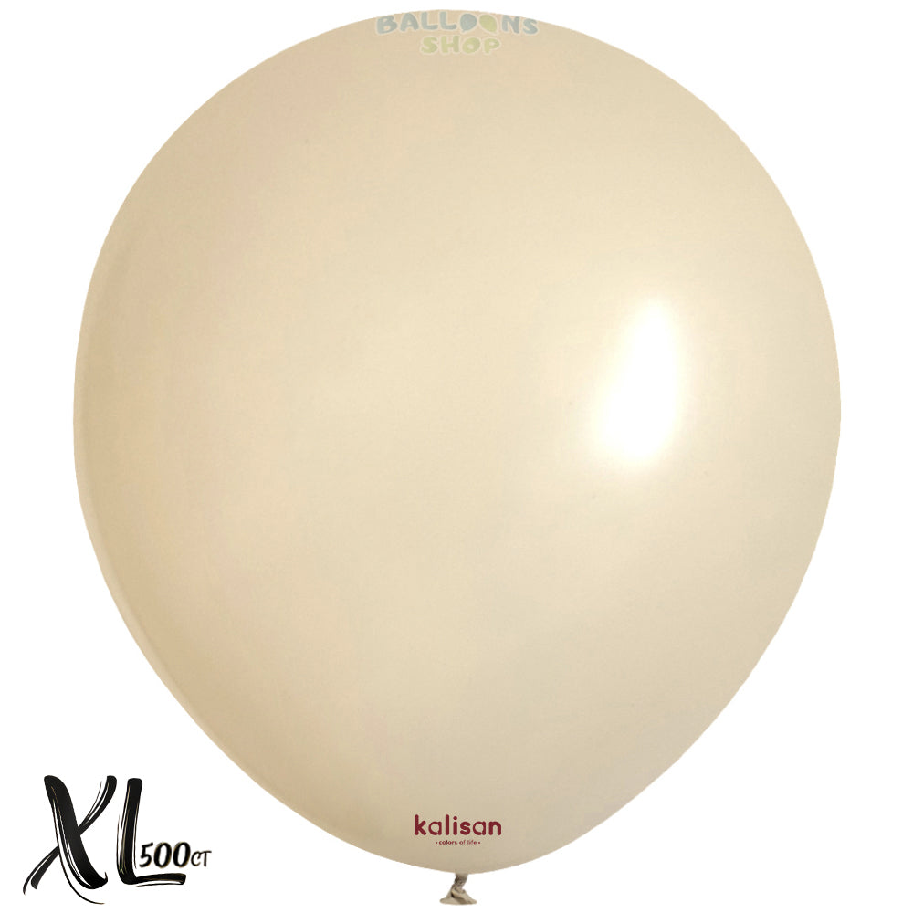 Balon latex retro white sand 30 cm