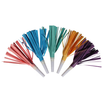 Trompete de petrecere multicolor pastel 8 bucăți