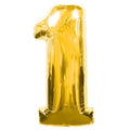 Balon folie cifra 1 auriu