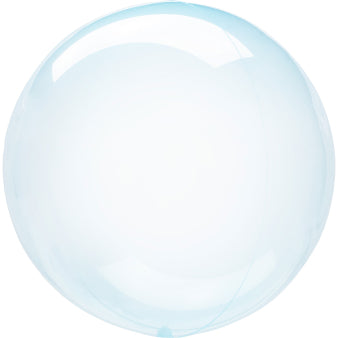 Balon folie Clear Crystal Blue 45cm