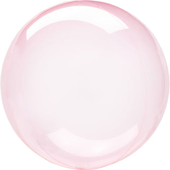 Balon folie Clear Crystal Pink 45cm