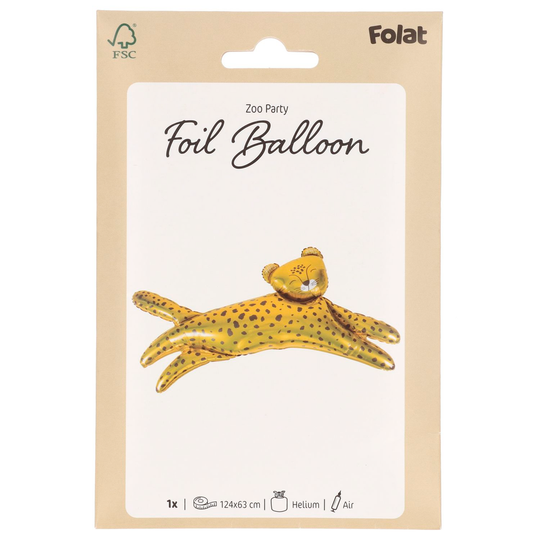 Balon folie leopard - dimensiune 124 x 63 cm