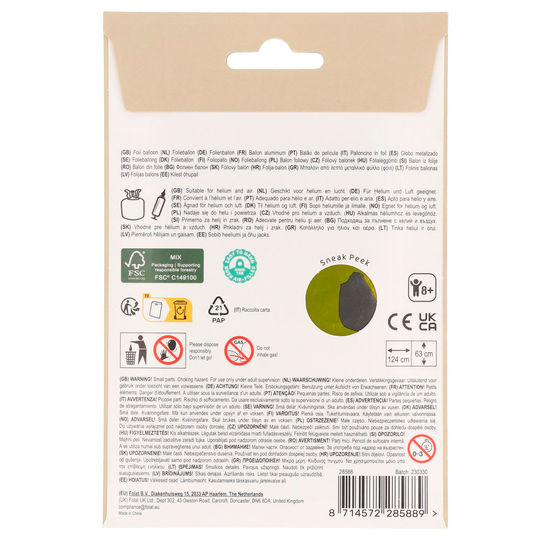 Balon folie leopard - dimensiune 124 x 63 cm