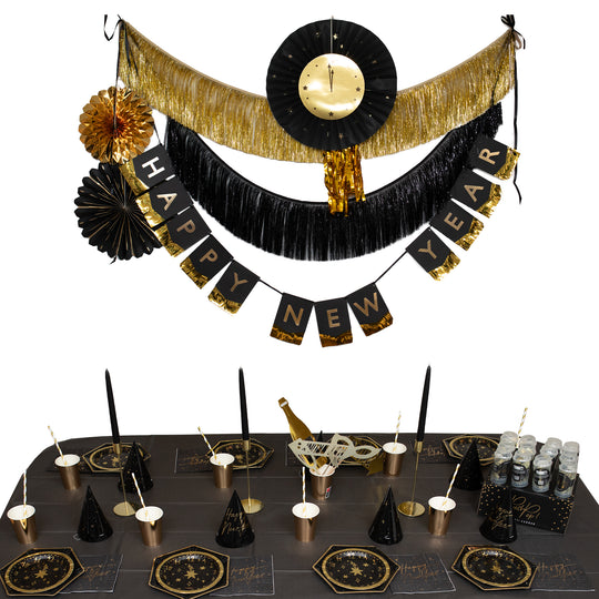 Kit petrecere REVELION – decor tematic complet