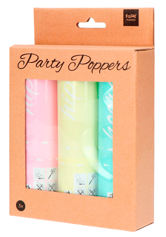 Tub confetti culori pastel - 15 cm