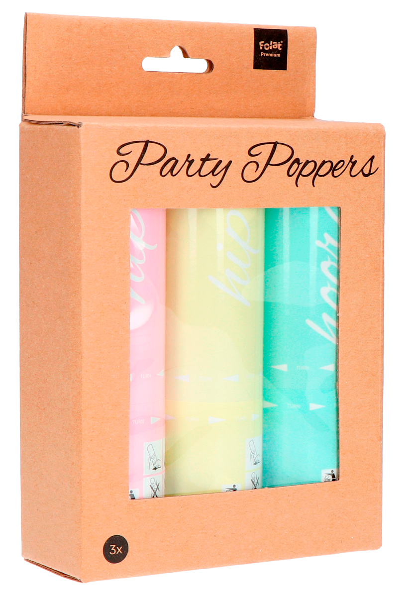 Tub confetti culori pastel - 15 cm