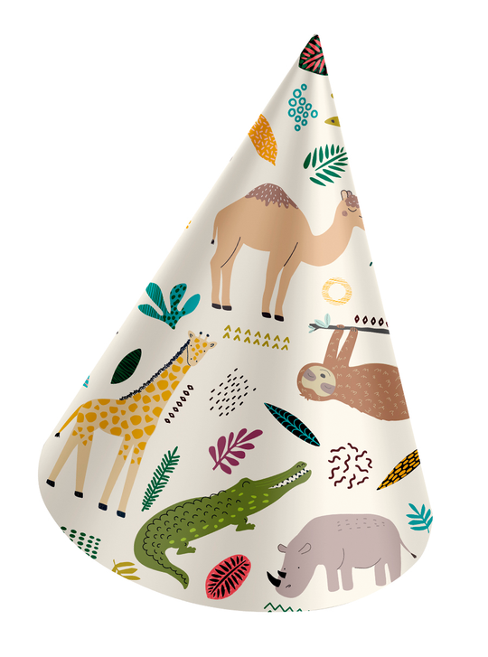 Coifuri tematica Zoo - set 6 bucăți