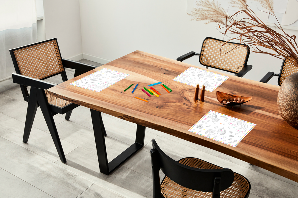 Coloring book with unicorns