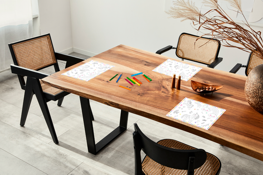 Planse de colorat tematica unicorn - set 6 bucăți