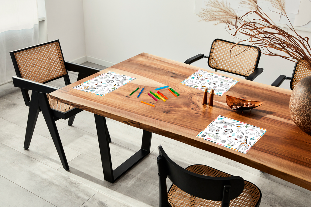 Coloring book with animals for kids