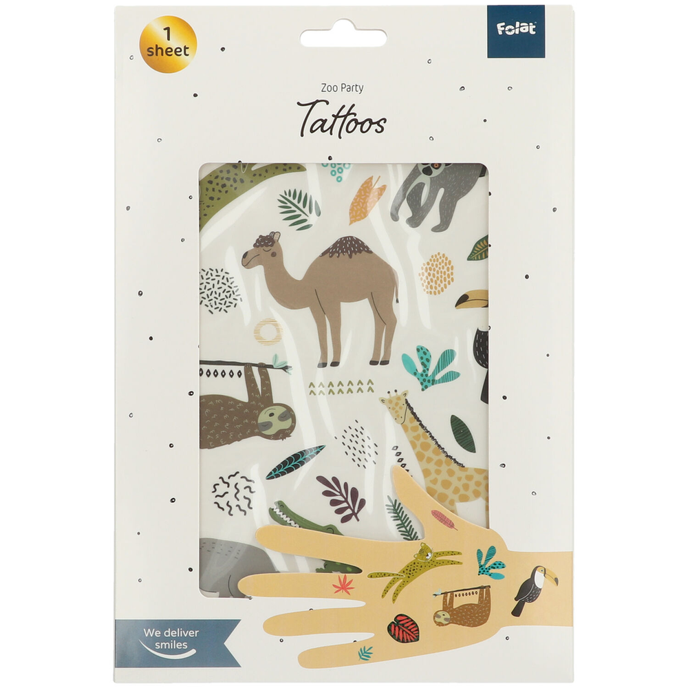 Zoo temporary tattoos