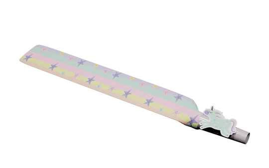 Trompete de petrecere unicorn - set 6 bucăți, 24 cm