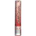 Red confetti tube, 28 cm, paper