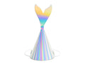 Mermaid shaped party hat