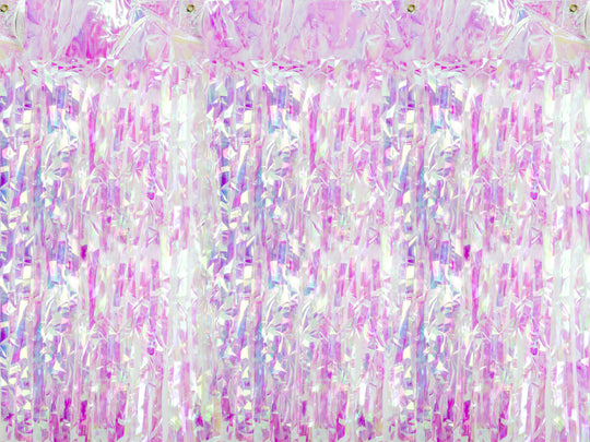 Perdea de petrecere mov cu roz, 90x250cm