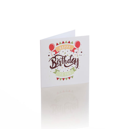 Felicitare aniversare "Happy birthday" pastel