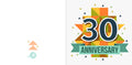 Felicitare 30 ani "Happy anniversary"