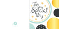 Felicitare "For Your Special Day"