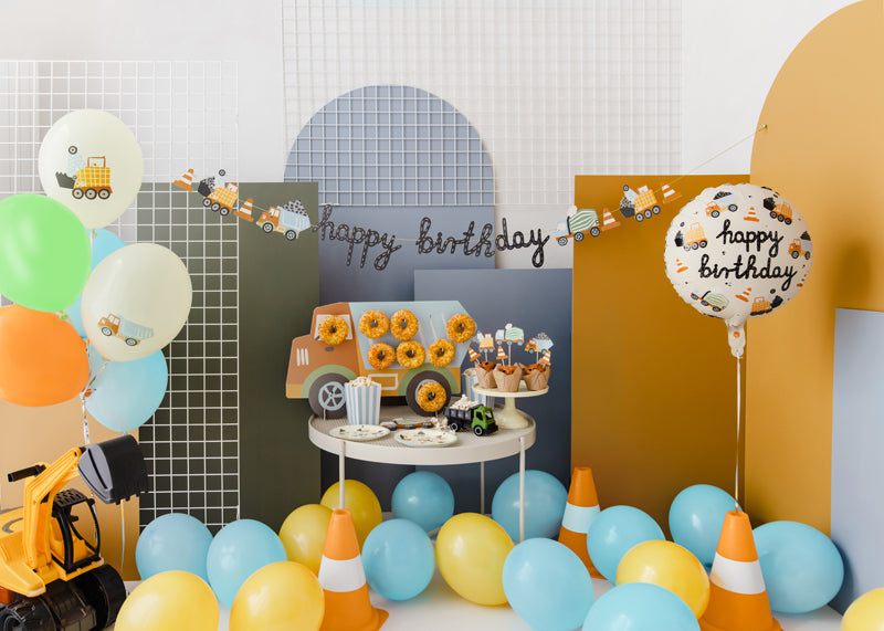 Ghirlanda Happy Birthday cu mașinuțe, 2m