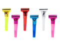 Party trumpets, mixed colors, set of 6 pcs.