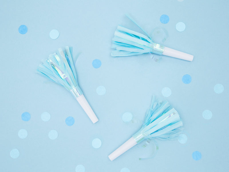 Party flute light blue
