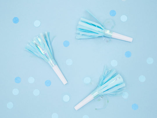 Party flute light blue