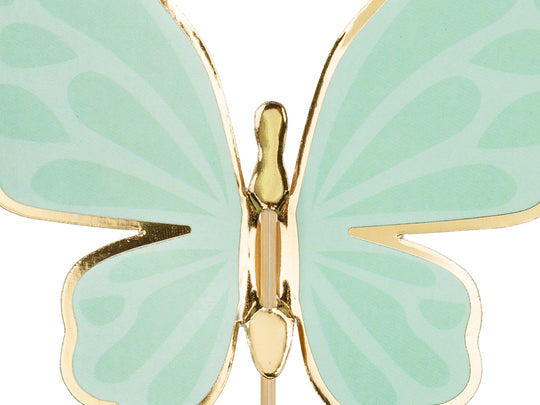 Butterfly shaped cake decoration