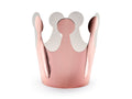 Pink crown shaped party hat