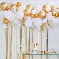 Party decorations set gold and white 98pcs