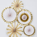 Party decoration white and gold