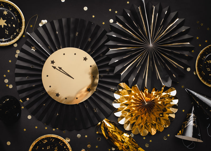 Rozete decorative cu model ceas, mix, 26-43 cm, set 3 buc.