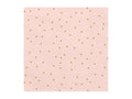 Servetele de petrecere roz cu buline, 33x33cm, 20 bucăți