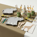 Kit masă petrecere safari pentru 24 copii, decor complet pentru aniversare