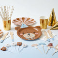 Kit masă petrecere ursulet pentru 24 copii, decor complet pentru aniversare