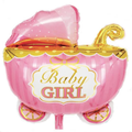Balon heliu folie cărucior girl 60 cm
