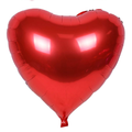 Balon heliu folie inima rosie 100cm