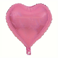 Balon folie inima roz