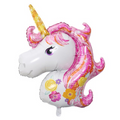 Balon folie unicorn roz 100cm