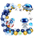 Set baloane Happy Birthday astronaut