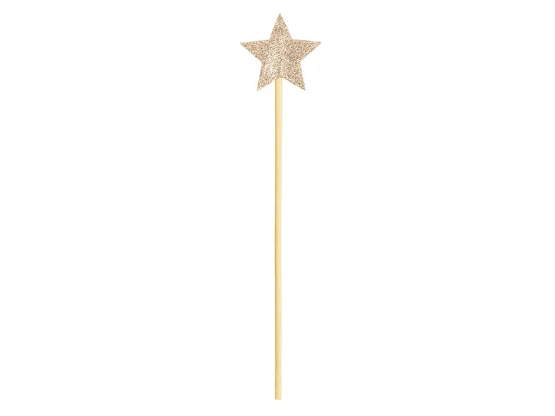 Baghetă prințesă cu steluță aurie 8.5x36cm