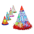 Party hat 12 pcs multicolor