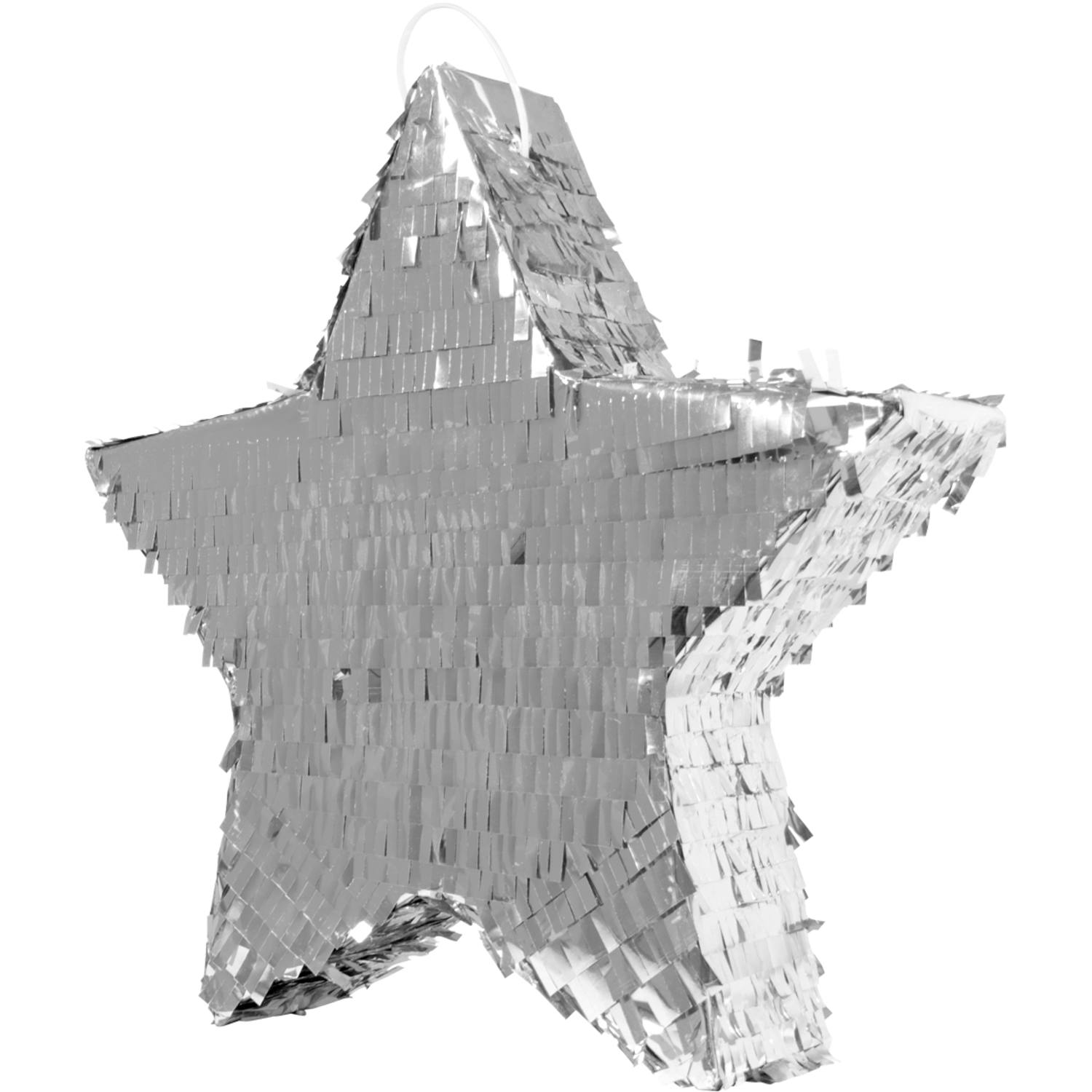 Piñata stea argintie 45cm