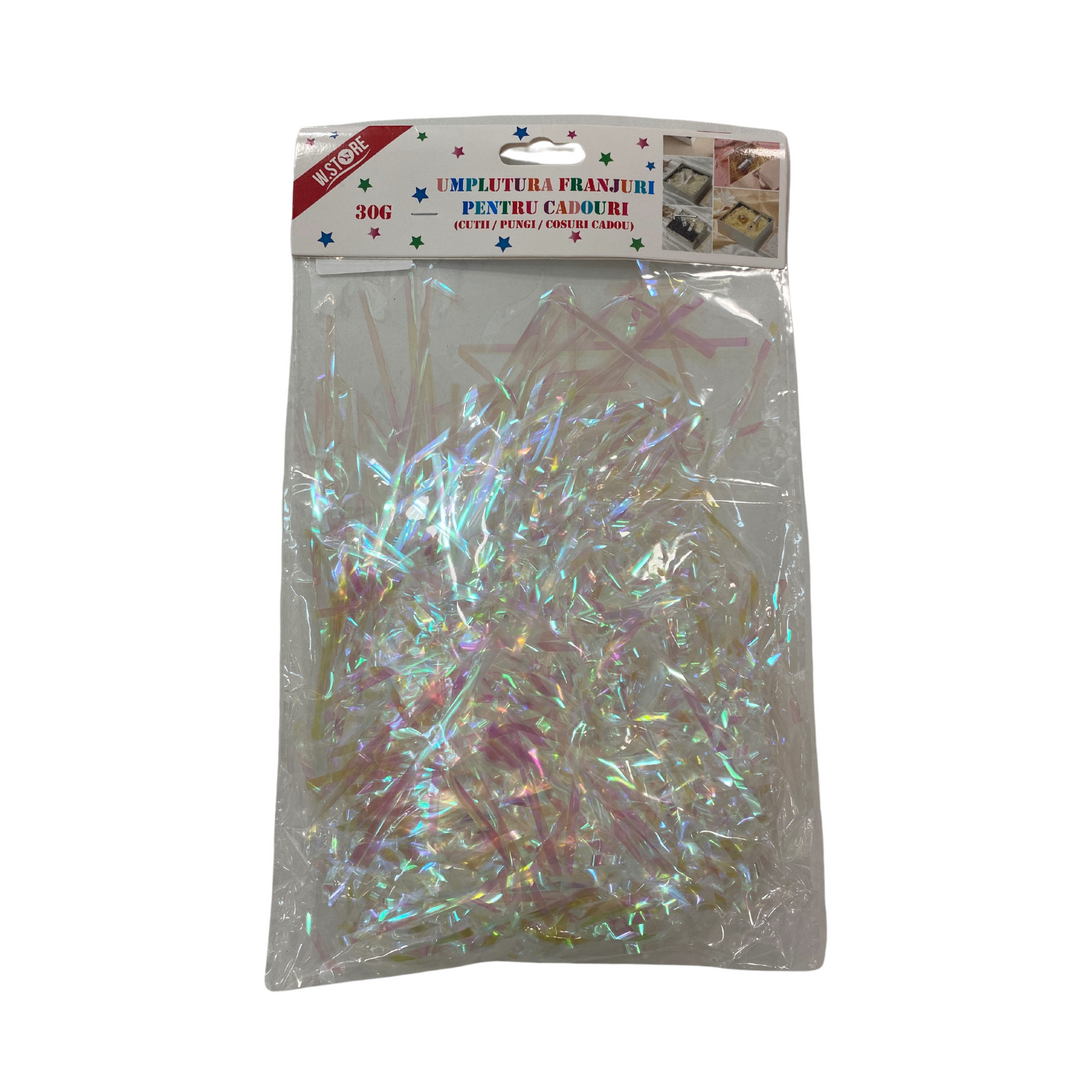 White fringe filler